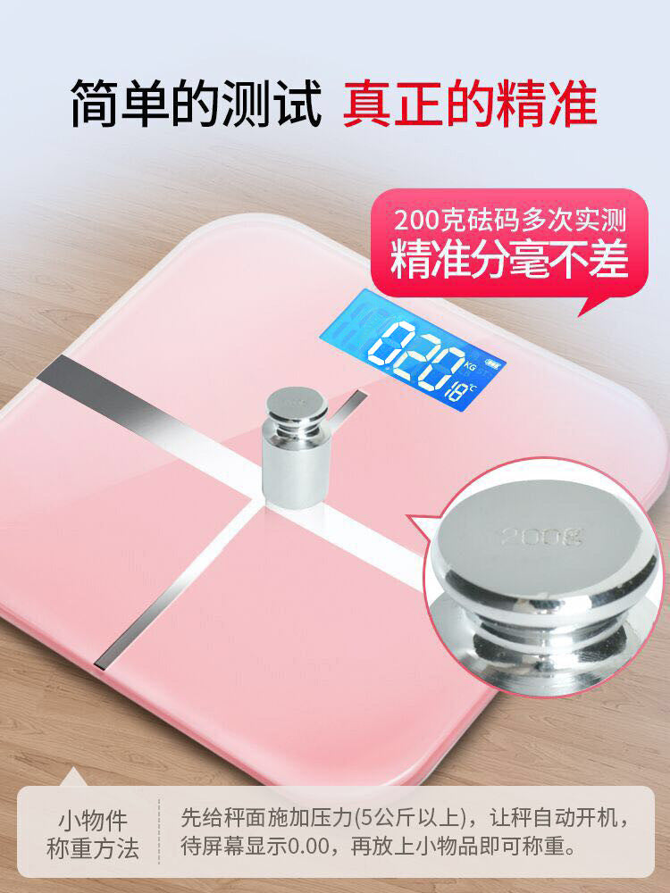 USB Household Electronic Scale Tempered Glass Weight Scale Human Body Scale Electronic Health Scale Human Body Electronic Scale Manufacturer