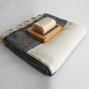 Home Furnishing Geometric Rhombus Sofa Blanket