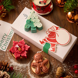 Christmas Candles, Creative Handmade Scented Candles, High-End Souvenirs, Christmas Tree, Deer Candle Gift Box