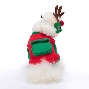 Christmas Dress-up Pet Clothes, Autumn And Winter Warm Dog Clothes, Plush Clothes, Christmas Clothes