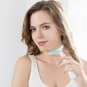 Household Face And Neck Care Beauty Instrument Massage Lifting Neck Lines Beauty Instrument Vibrating Hot Compress Light Lines Beauty Instrument