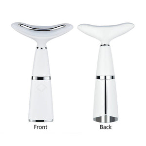 Household Face And Neck Care Beauty Instrument Massage Lifting Neck Lines Beauty Instrument Vibrating Hot Compress Light Lines Beauty Instrument