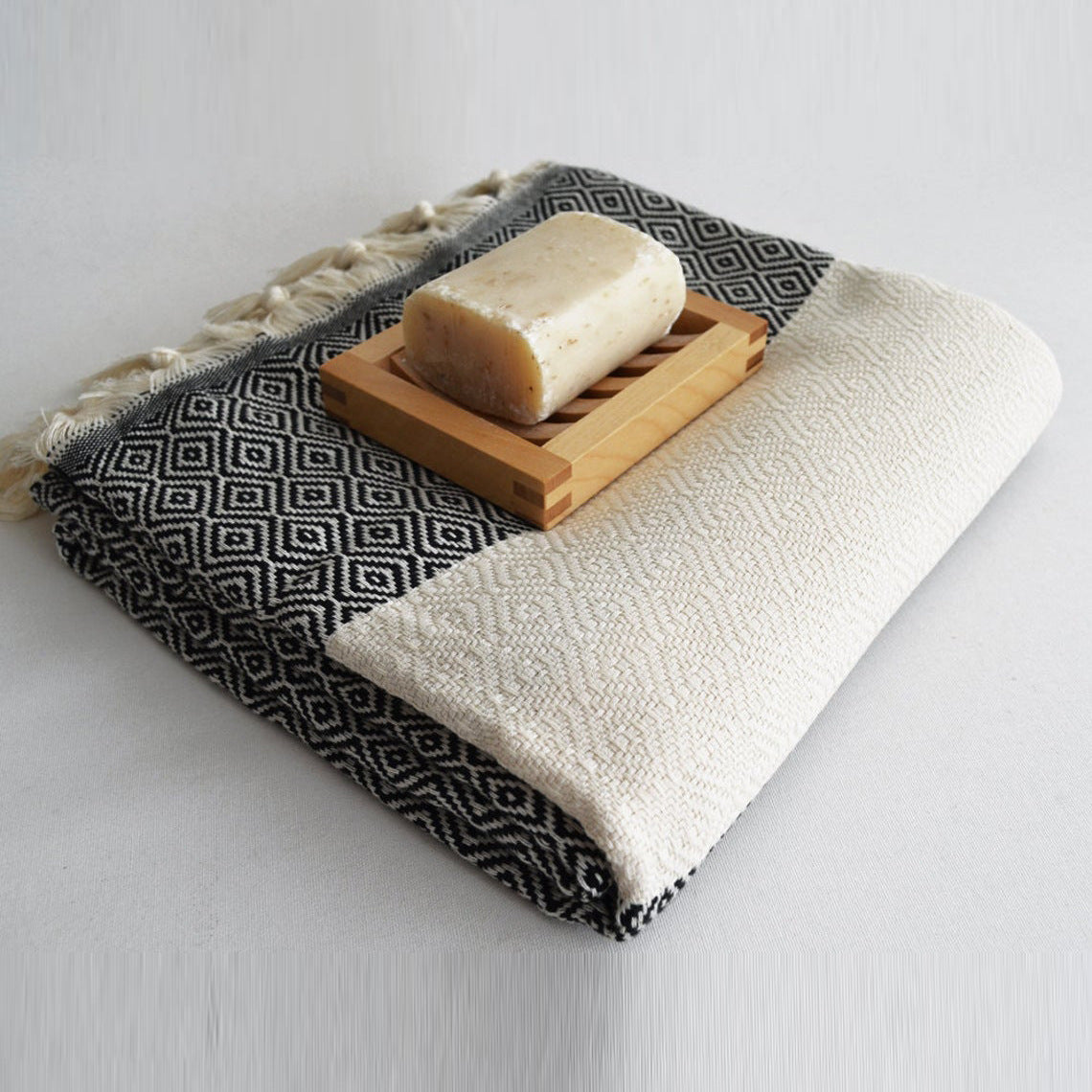 Home Furnishing Geometric Rhombus Sofa Blanket