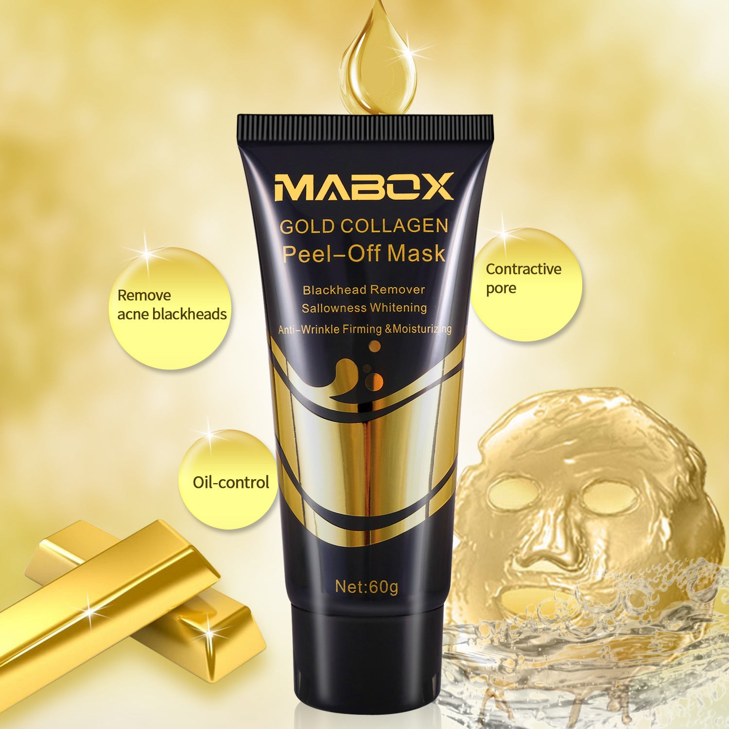 Gold Tear-off Nose Mask Facial Care