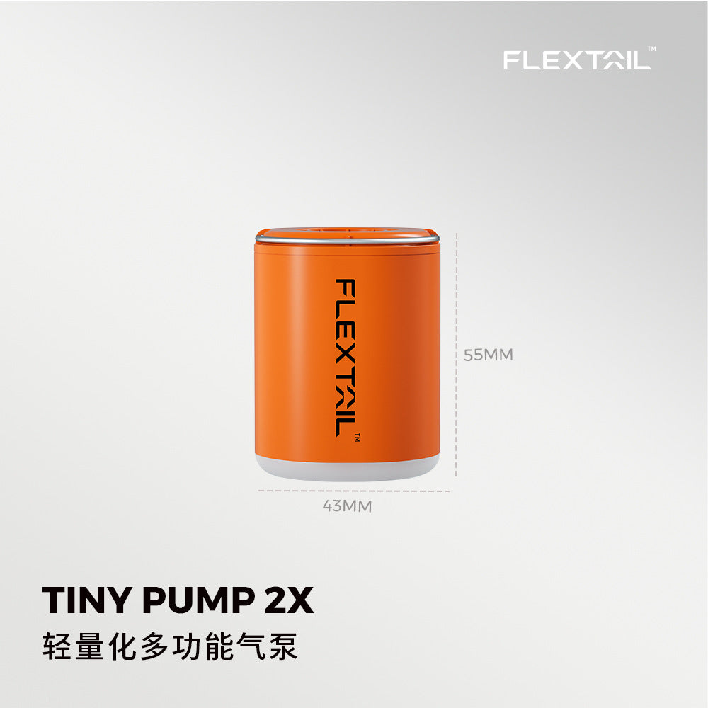 Outdoor Supplies Fishtail TY2X Multifunctional Camping Inflatable Pump Outdoor Portable Mini Camping USB Inflatable Pump