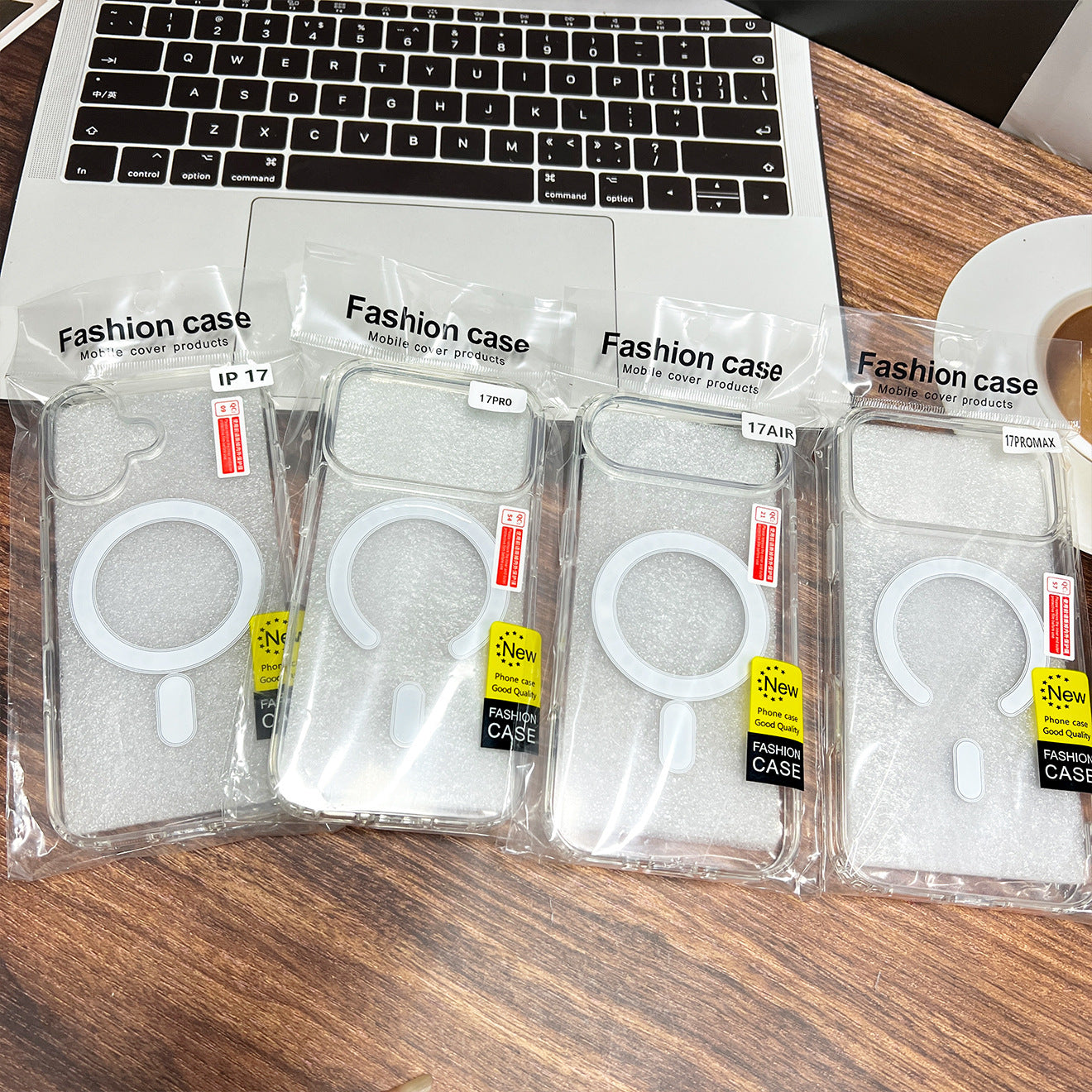 Suitable For Iphone17 Apple 16Promax Anti-Fall Magsafe Protective Cover Transparent 13/14 Magnetic Phone Case