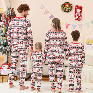 European And American Parent-Child Home Clothes Christmas Home Clothes Parent-Child Suit Plaid Patchwork Printed Home Clothes