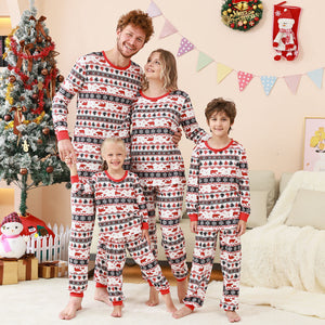 European And American Parent-Child Home Clothes Christmas Home Clothes Parent-Child Suit Plaid Patchwork Printed Home Clothes